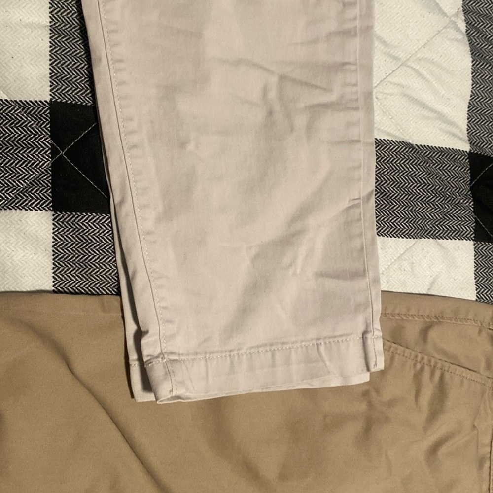 3 pair of Express Brand Khaki pants sz 36/30 hardly worn no rips tears or stains